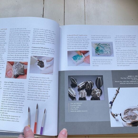 Metal Clay Beads Book By Barbara Becker Simon - Picture 6 of 16